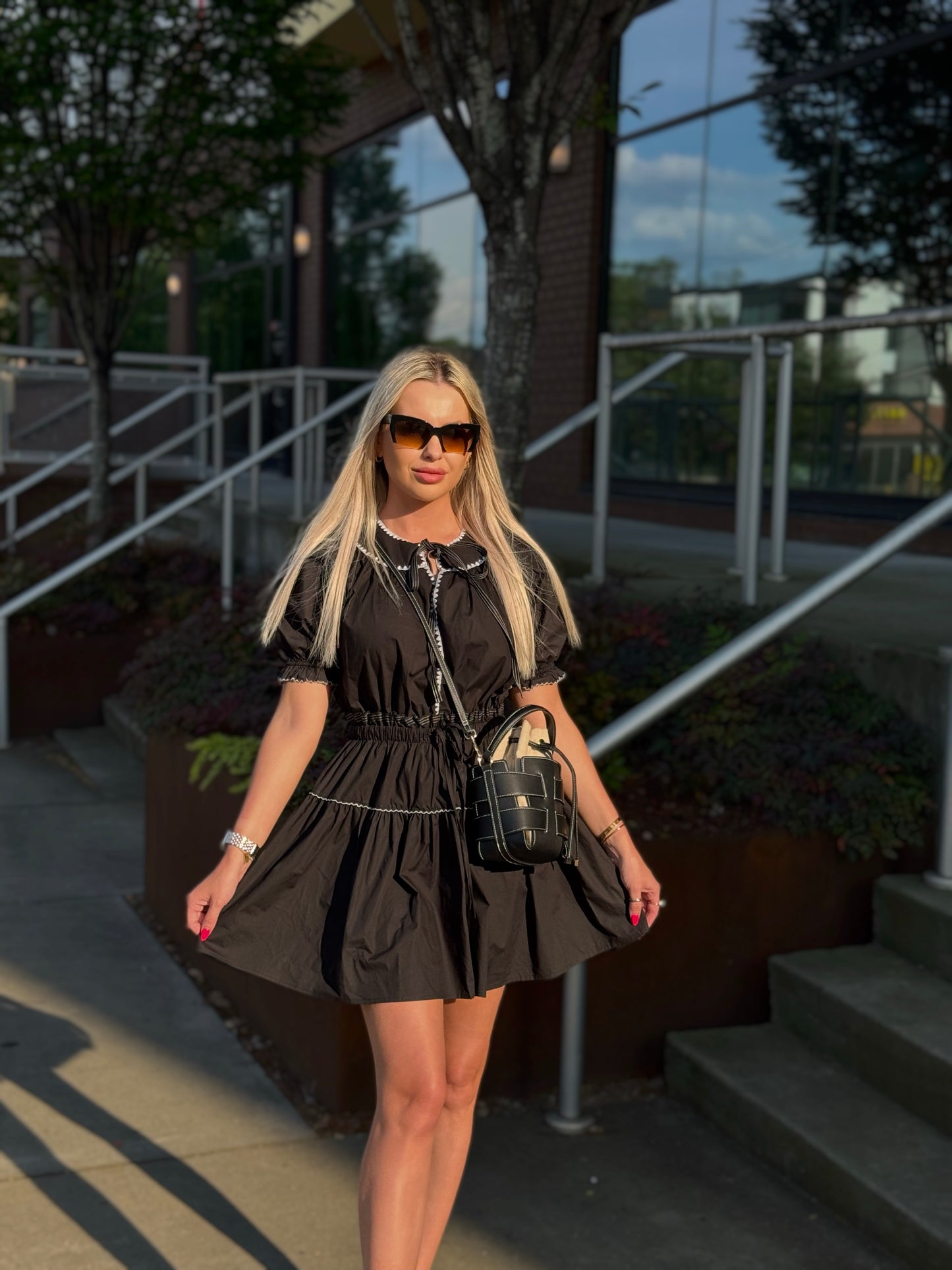 PETITE ELEGANCE MINI DRESS