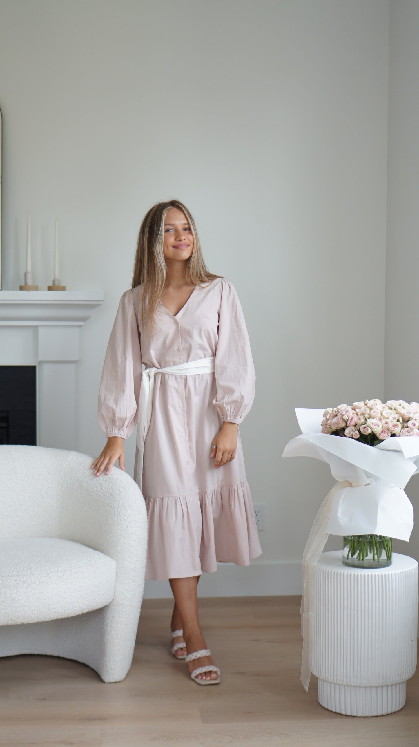 ONLY COTTON CLASSY AND FREE MIDI DRESS