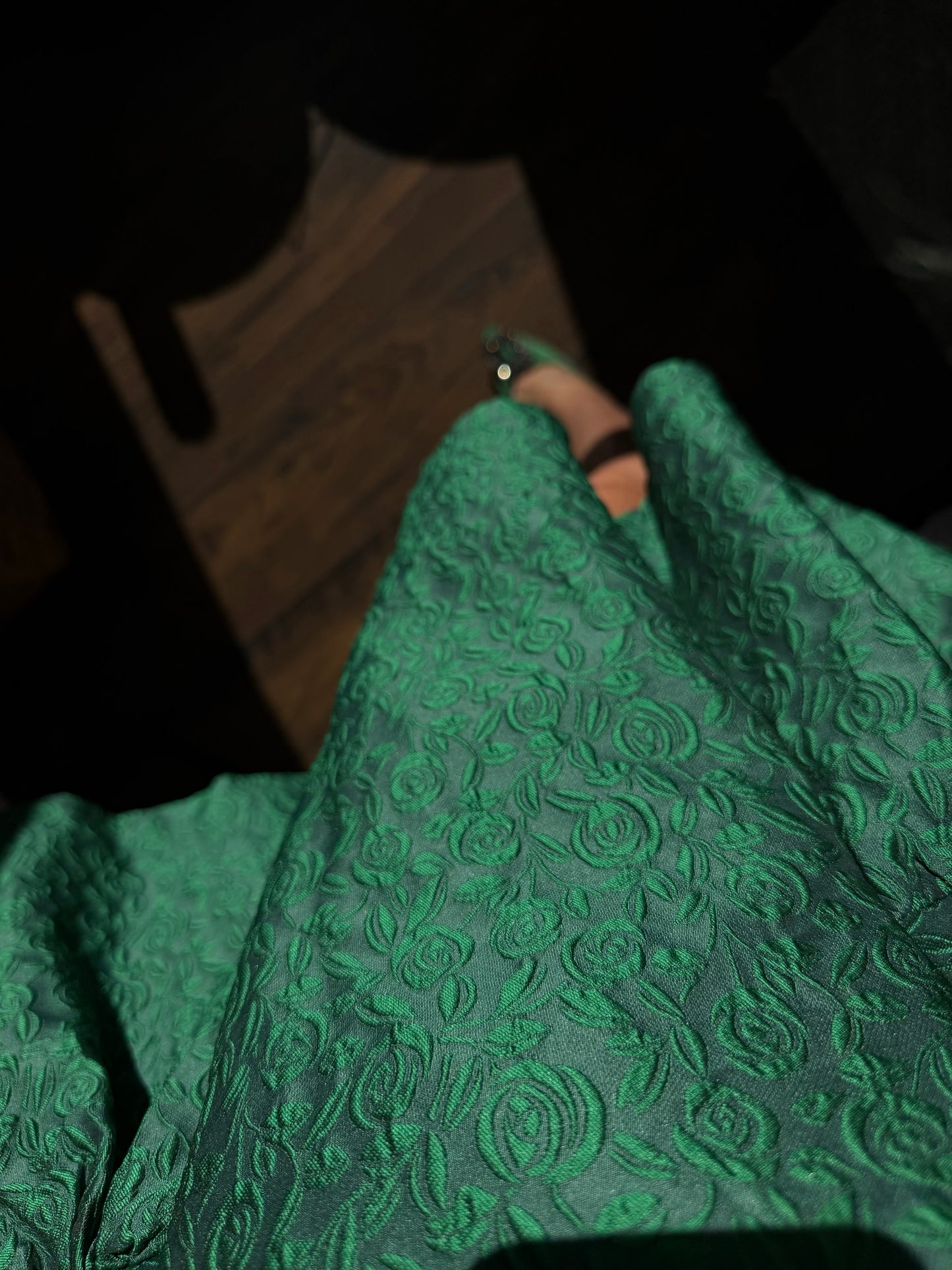 Emerald Poise Mini Dress