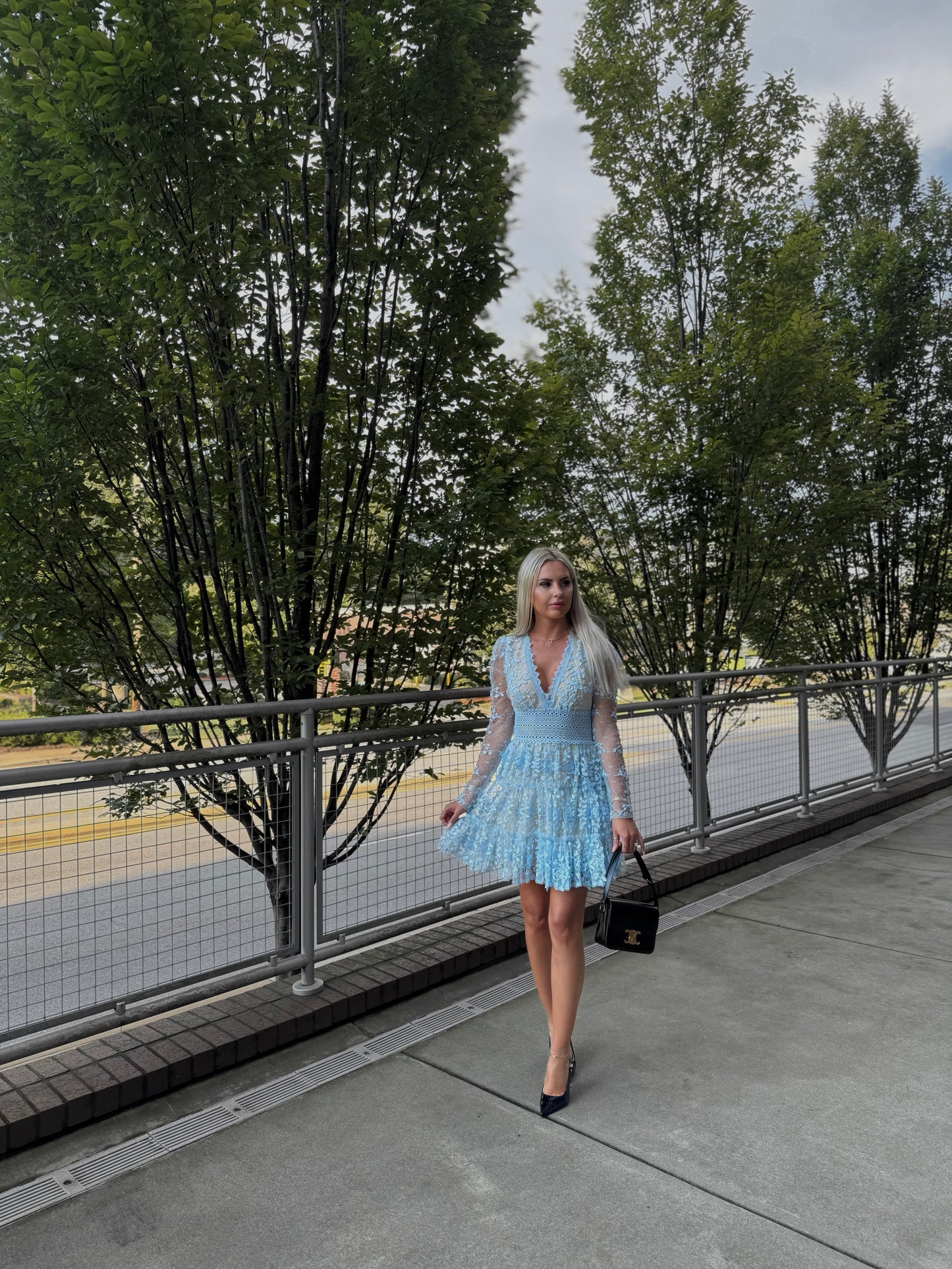 LACE REVERIE MINI DRESS