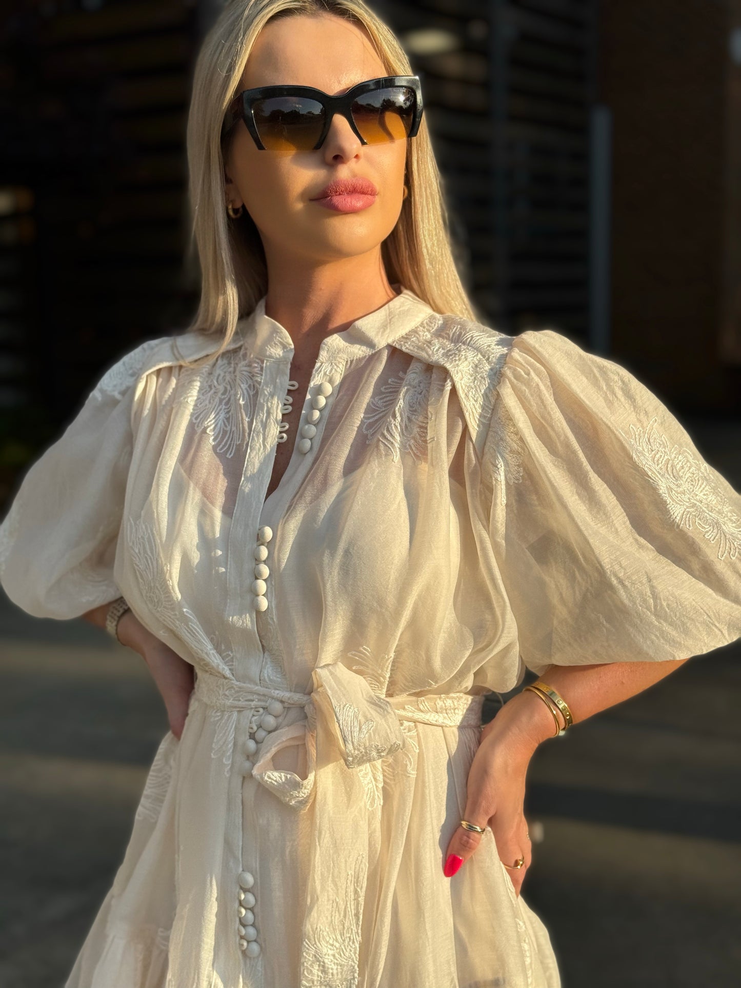 IVORY WHIMSY DRESS