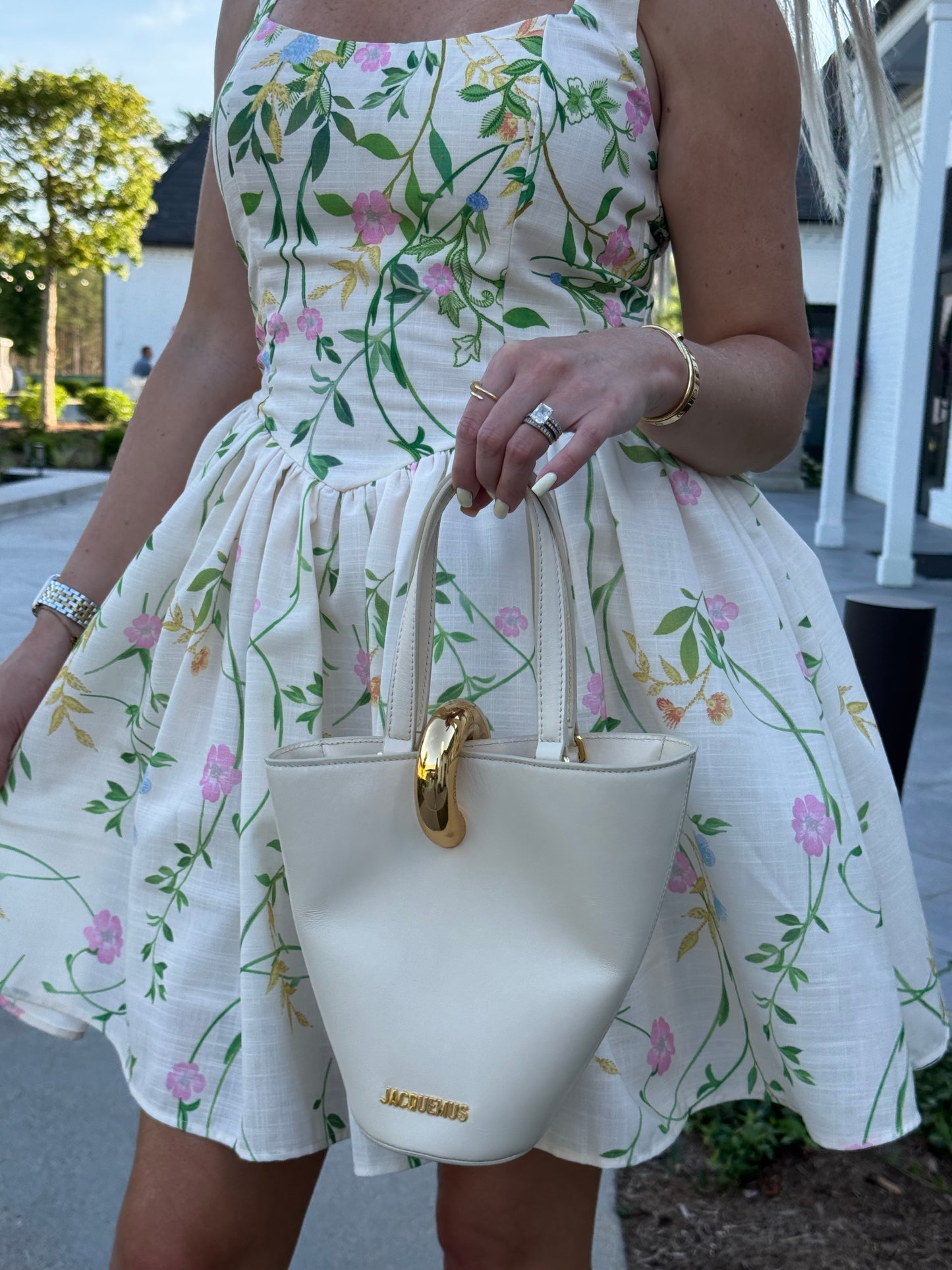 VIVIENNE MULTI FLEUR MINI DRESS