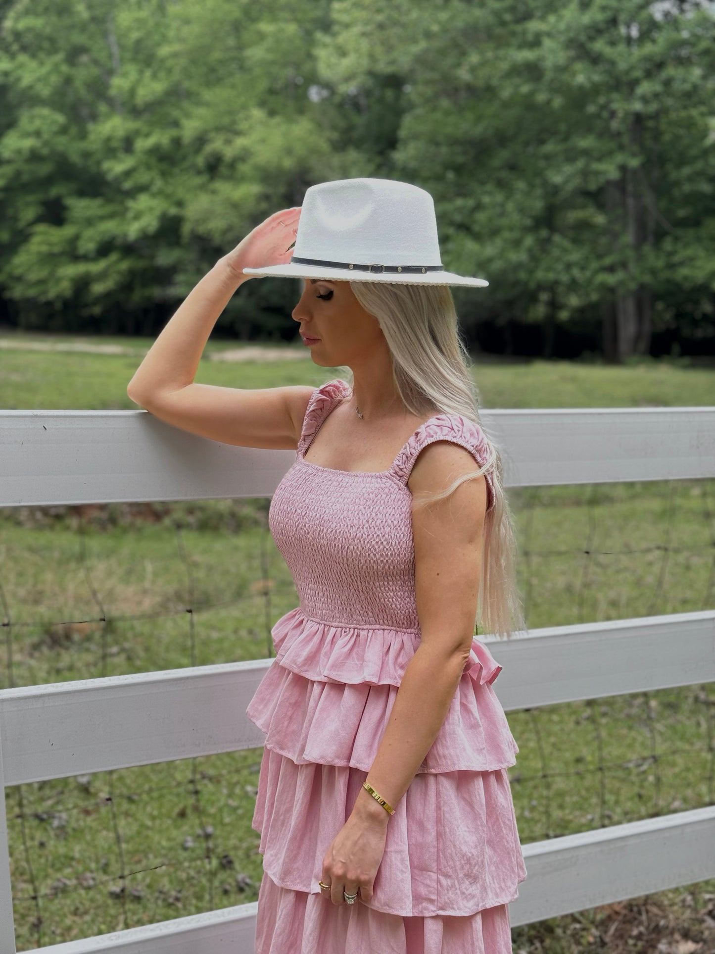 SWEET PEONY EVENING MAXI GOWN