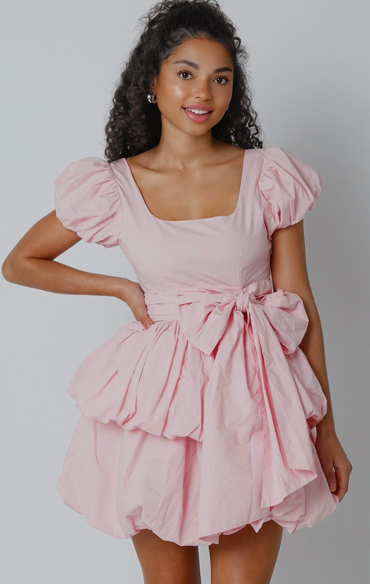 LILY PUFF MINI DRESS