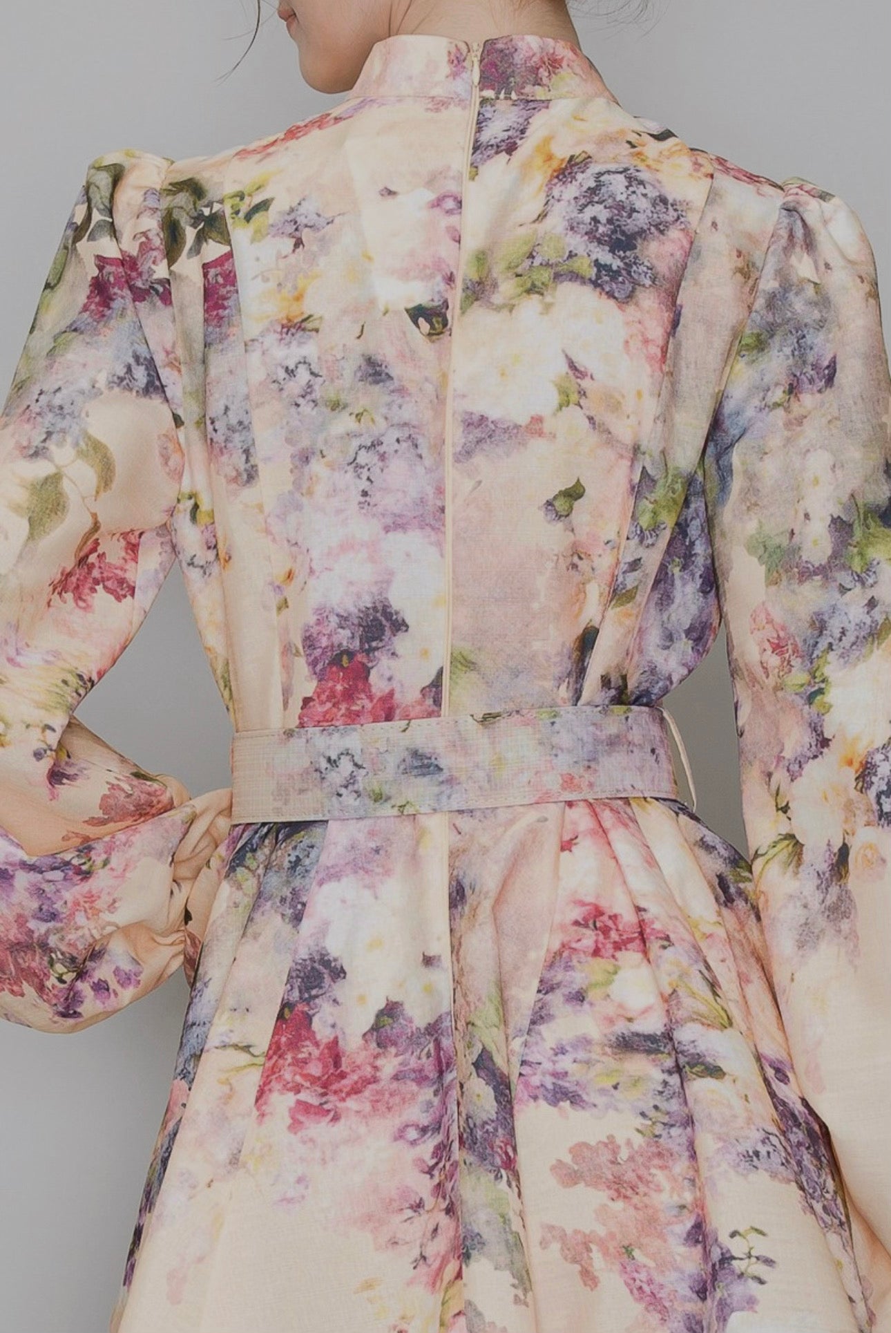 NATURA FLORAL MINI DRESS