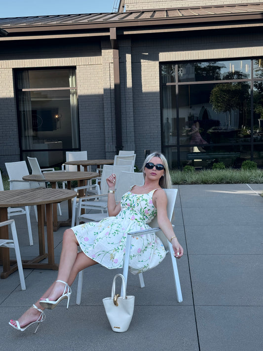 VIVIENNE MULTI FLEUR MINI DRESS