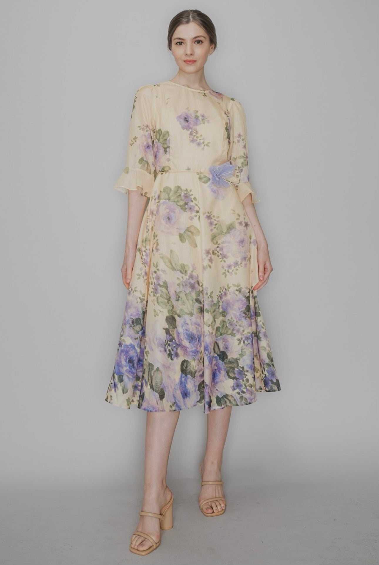 GARDEN GALA MIDI DRESS