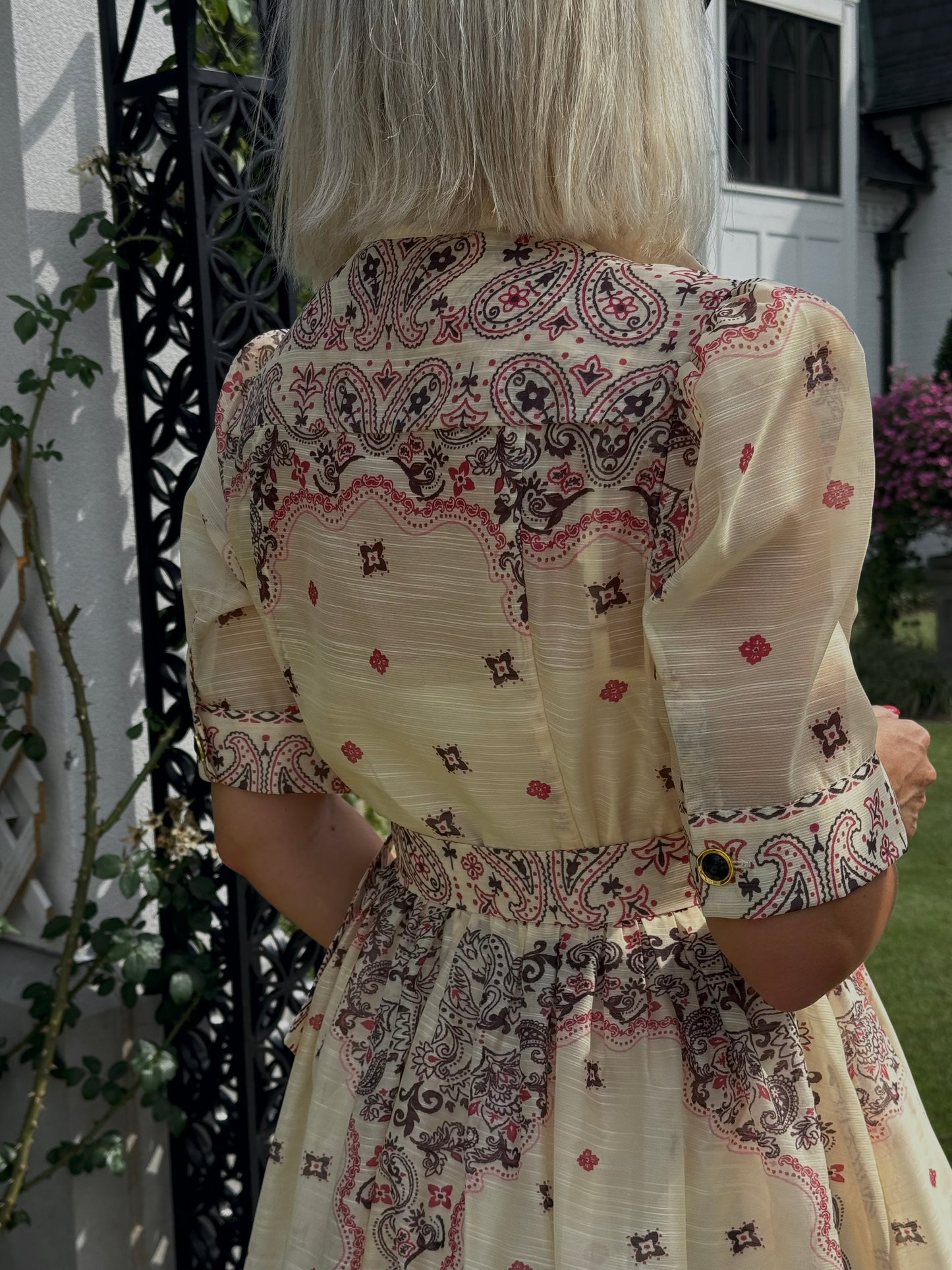 BOHEMIAN PAISLEY PRINT SUNDRESS