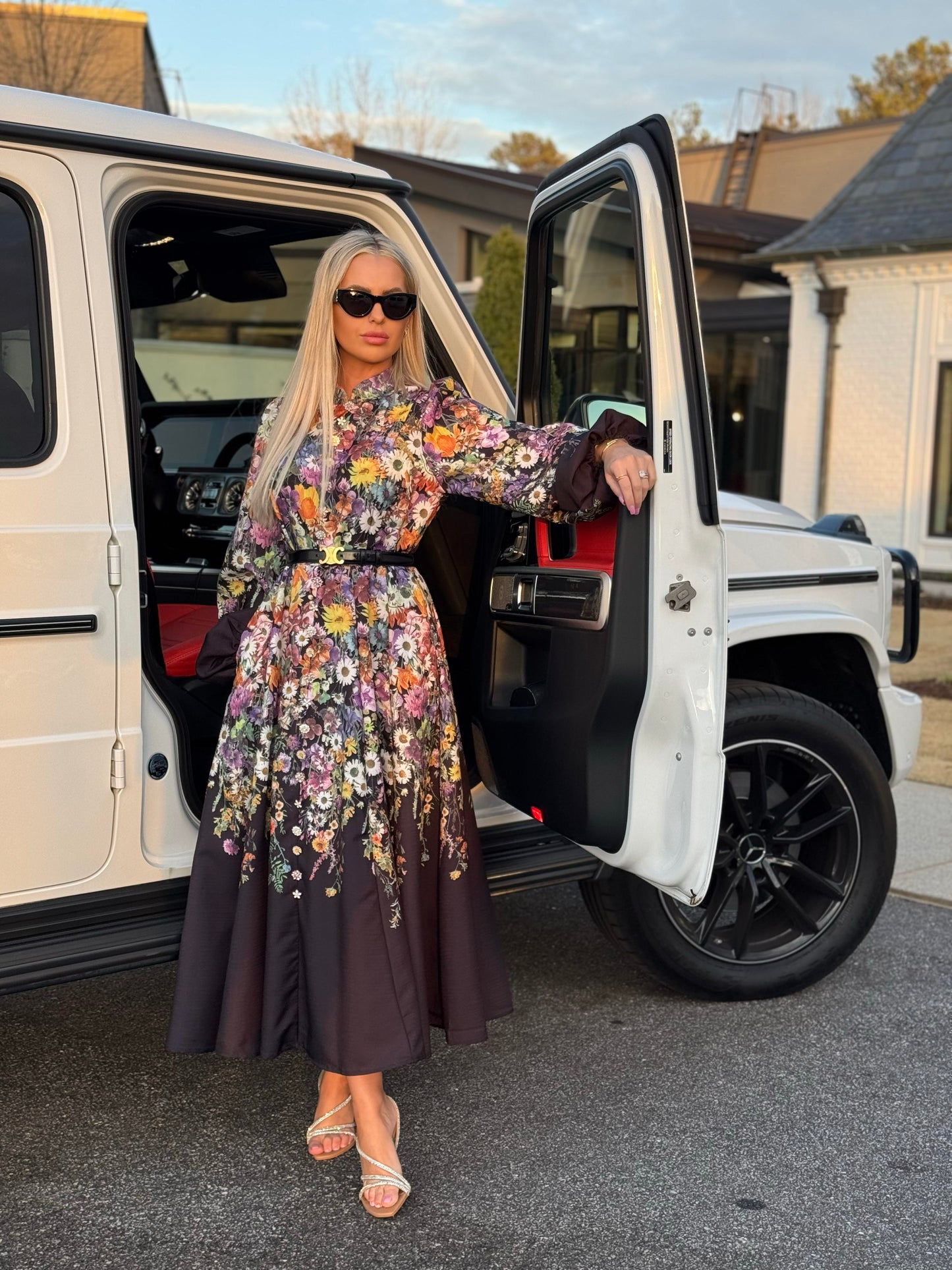 MIDNIGHT BLOOM MAXI DRESS