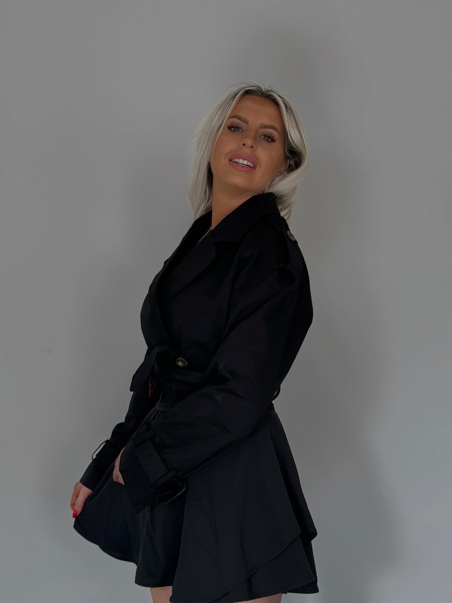DARIA CROPPED TRENCH COAT