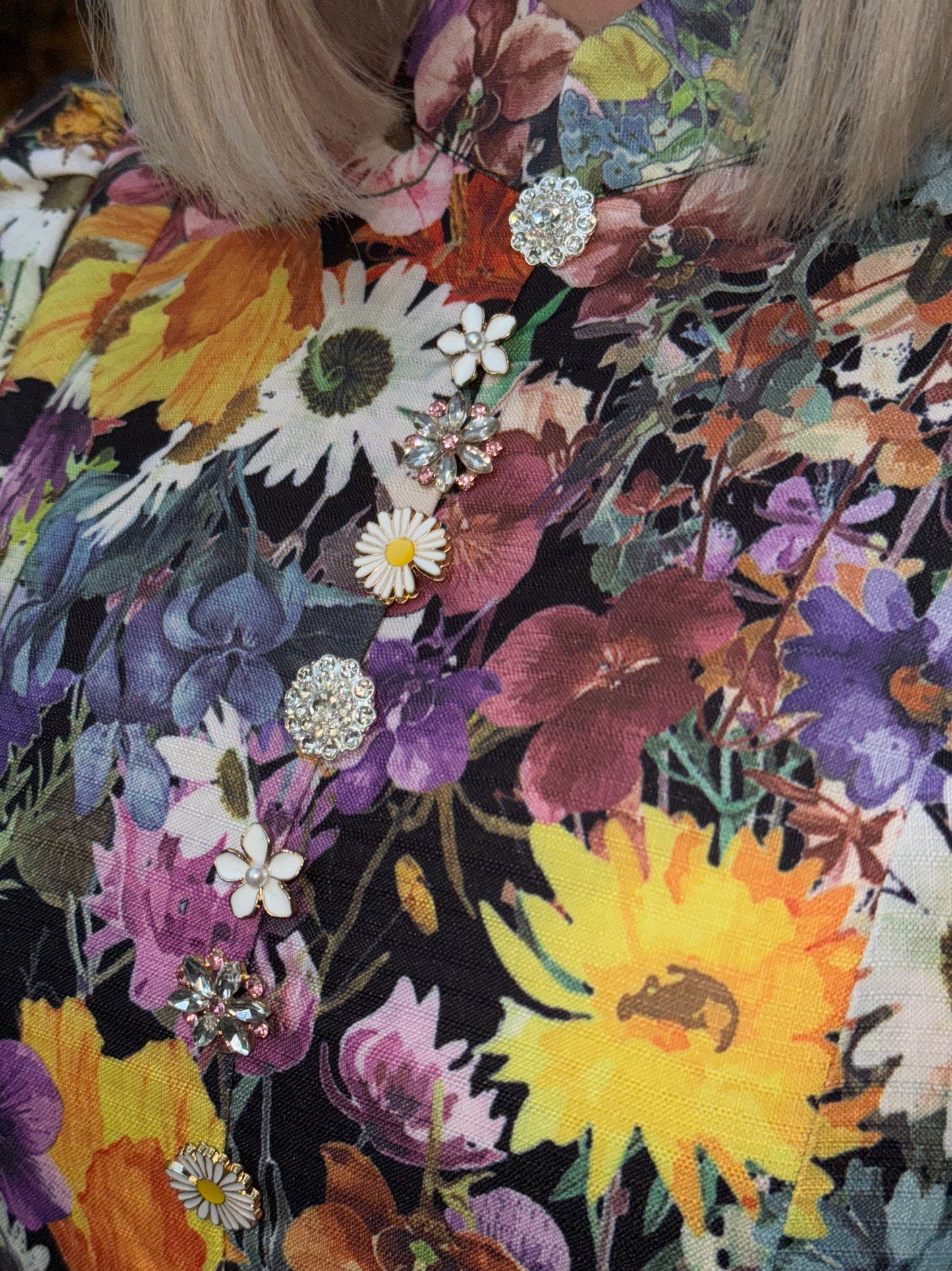 MIDNIGHT BLOOM FLORAL DRESS