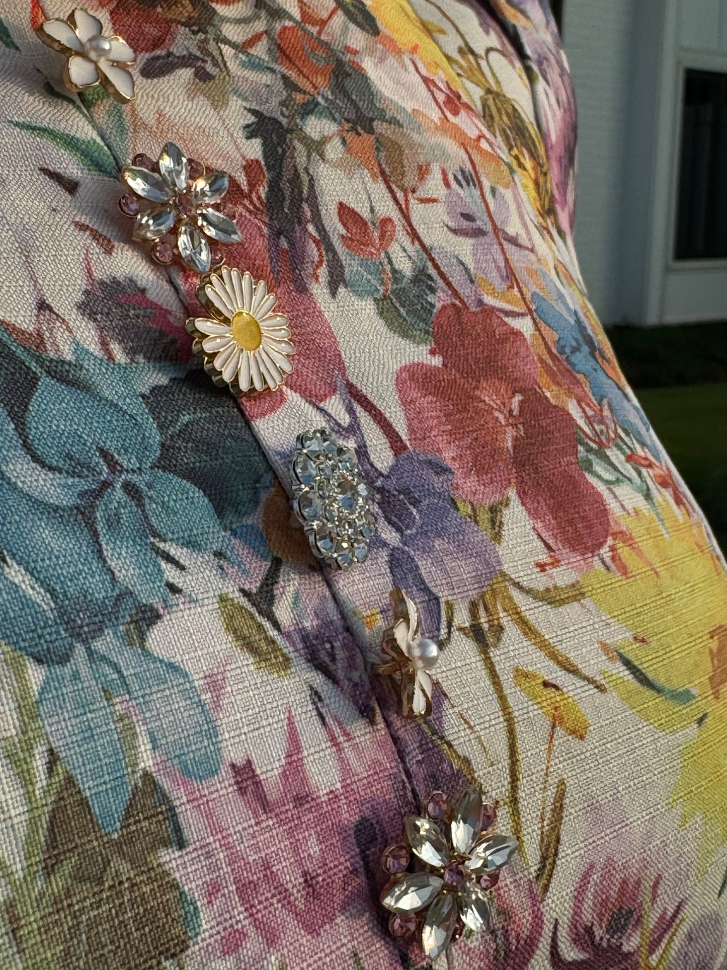 WHISPERING GARDEN FLORAL DRESS