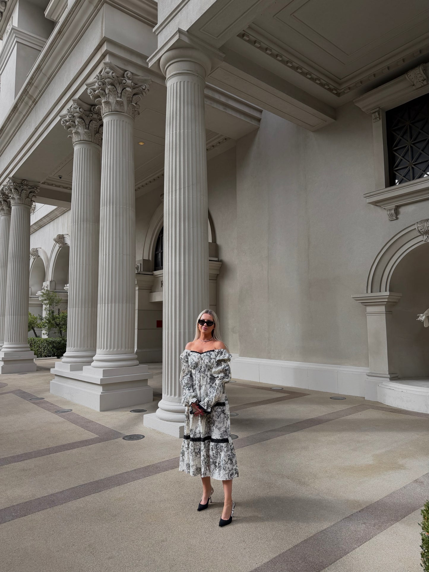 ROYAL CONSERVATORY MIDI DRESS