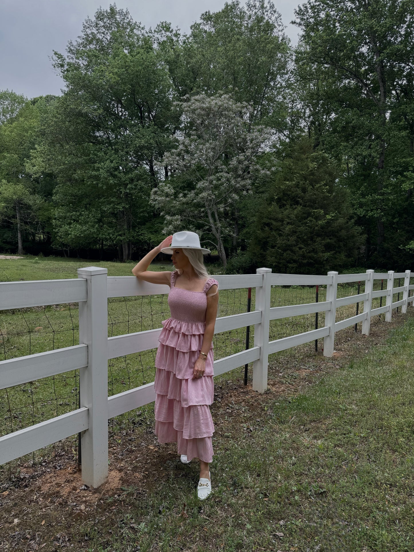 SWEET PEONY EVENING  MAXI GOWN